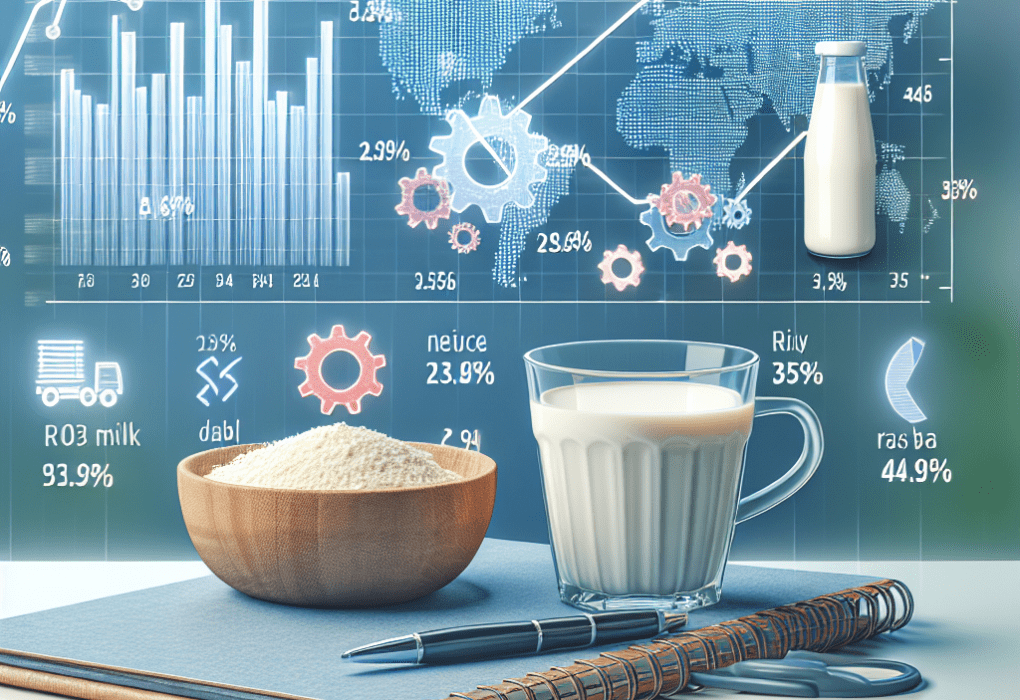 Analyse des prix du lait cru en France.