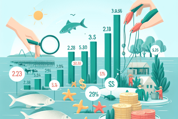 Les tendances des prix des produits issus de l’aquaculture.